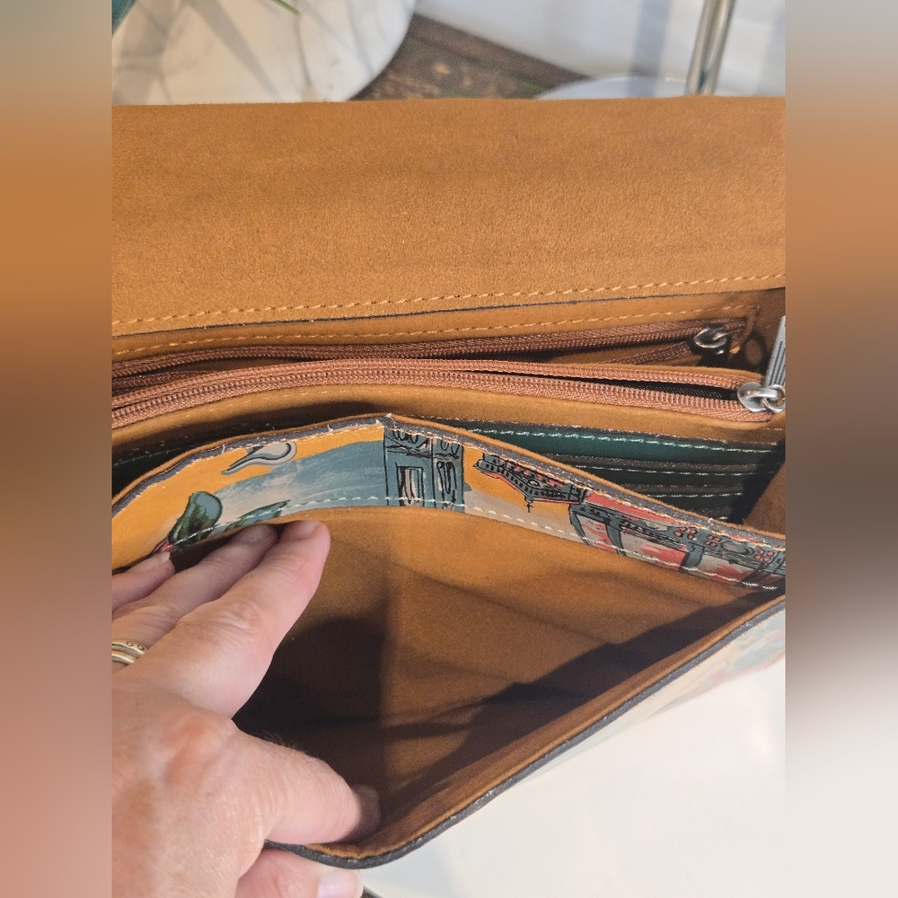 Patricia Nash "Beautiful Girl" Collection Crossbody - Picture 9 of 12
